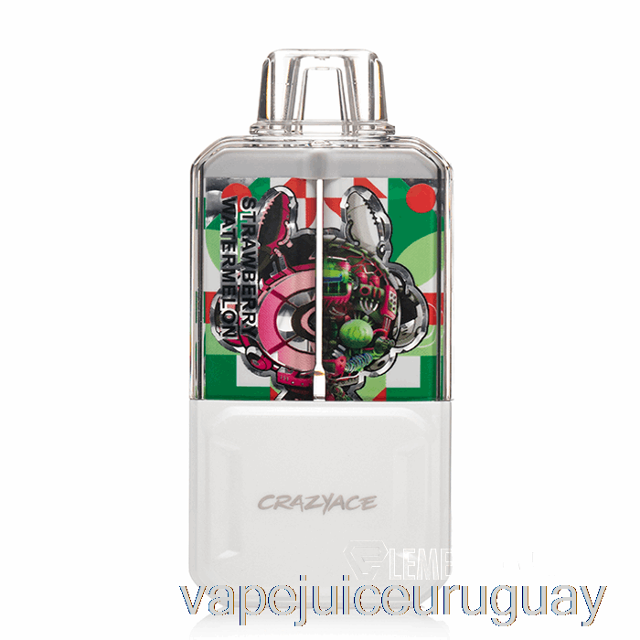 Crazyace B15000 Vape Desechable Fresa Sandía Uruguay